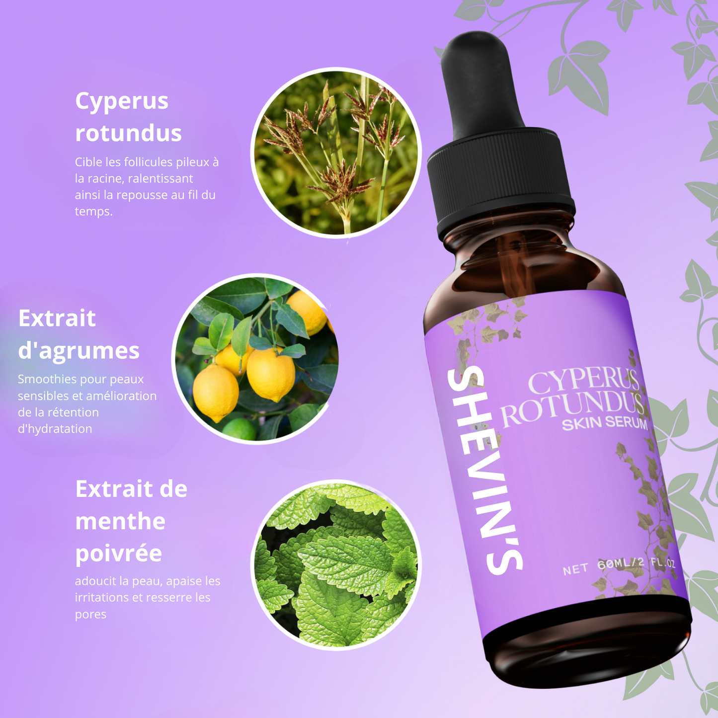 Sérum anti imperfections & contre la pousse des poils