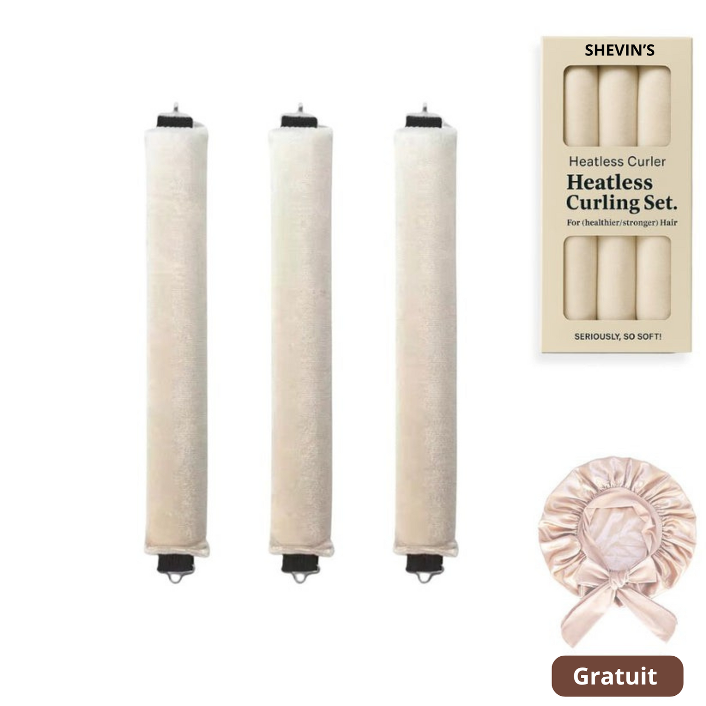 Set de bouclage sans chaleur en satin