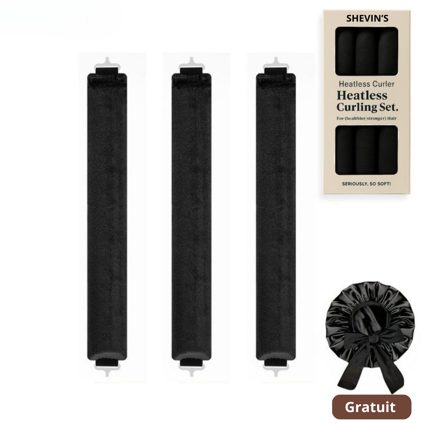 Set de bouclage sans chaleur en satin