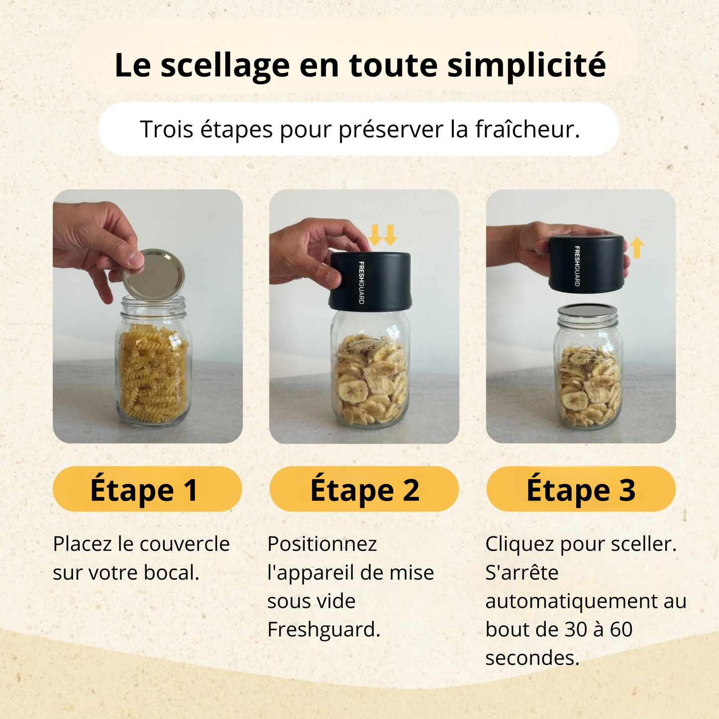 Machine à emballer sous vide Freshguard™