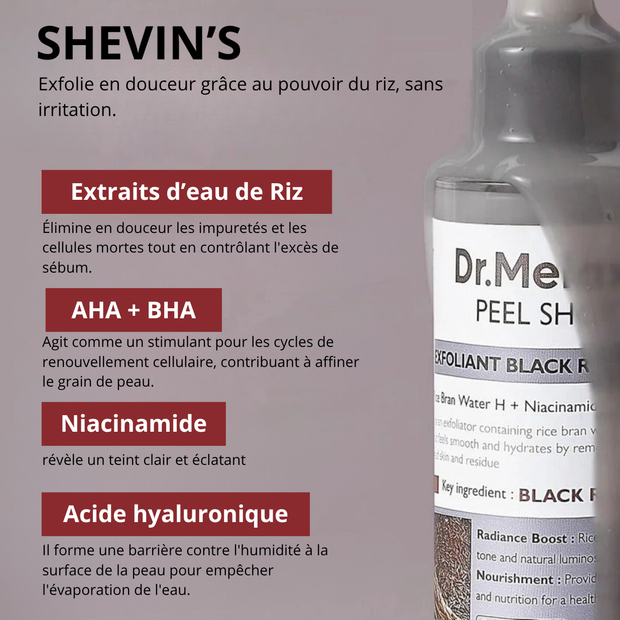 Sérum exfoliant Minoxil Shevin's