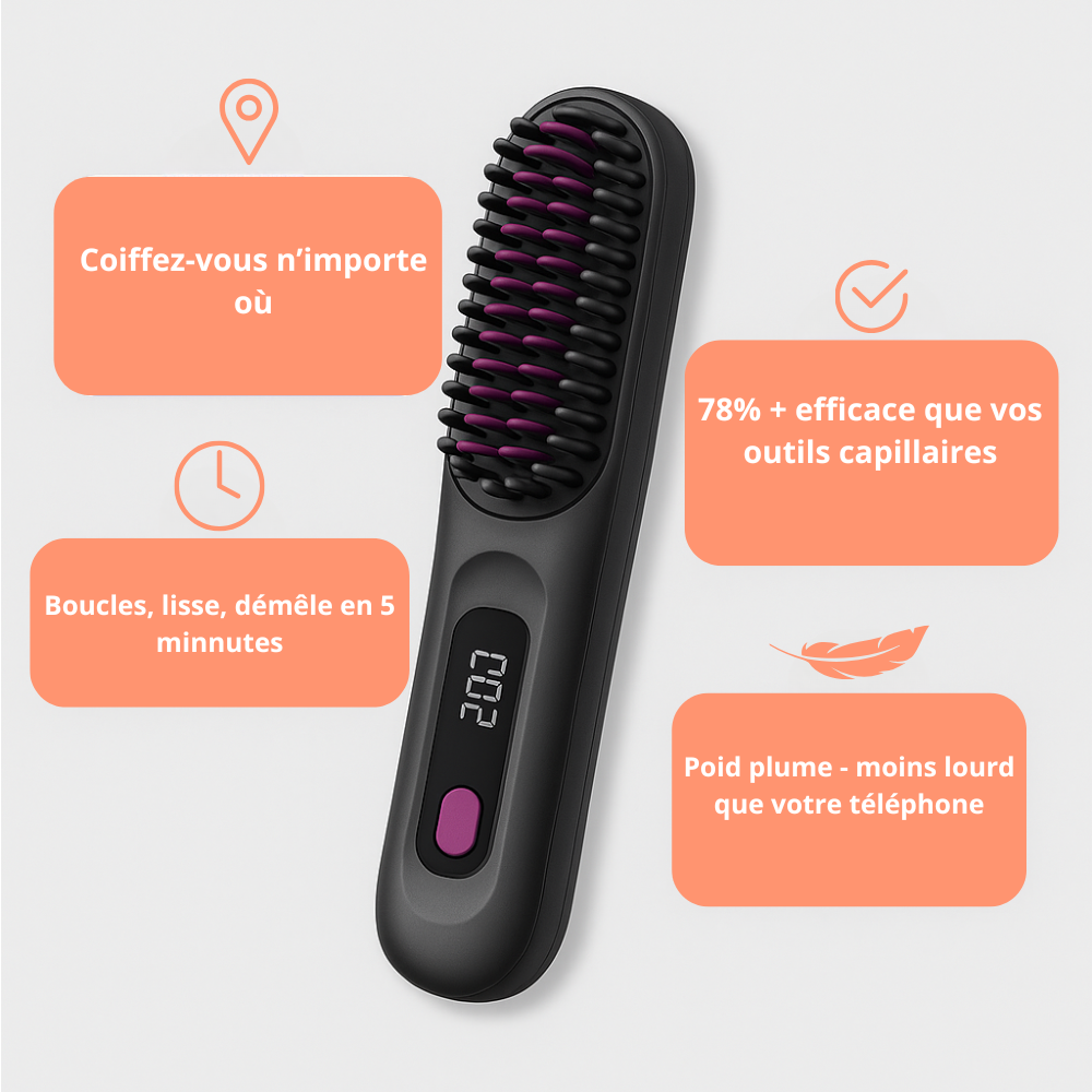 Brosse lissante portable - Brusheo