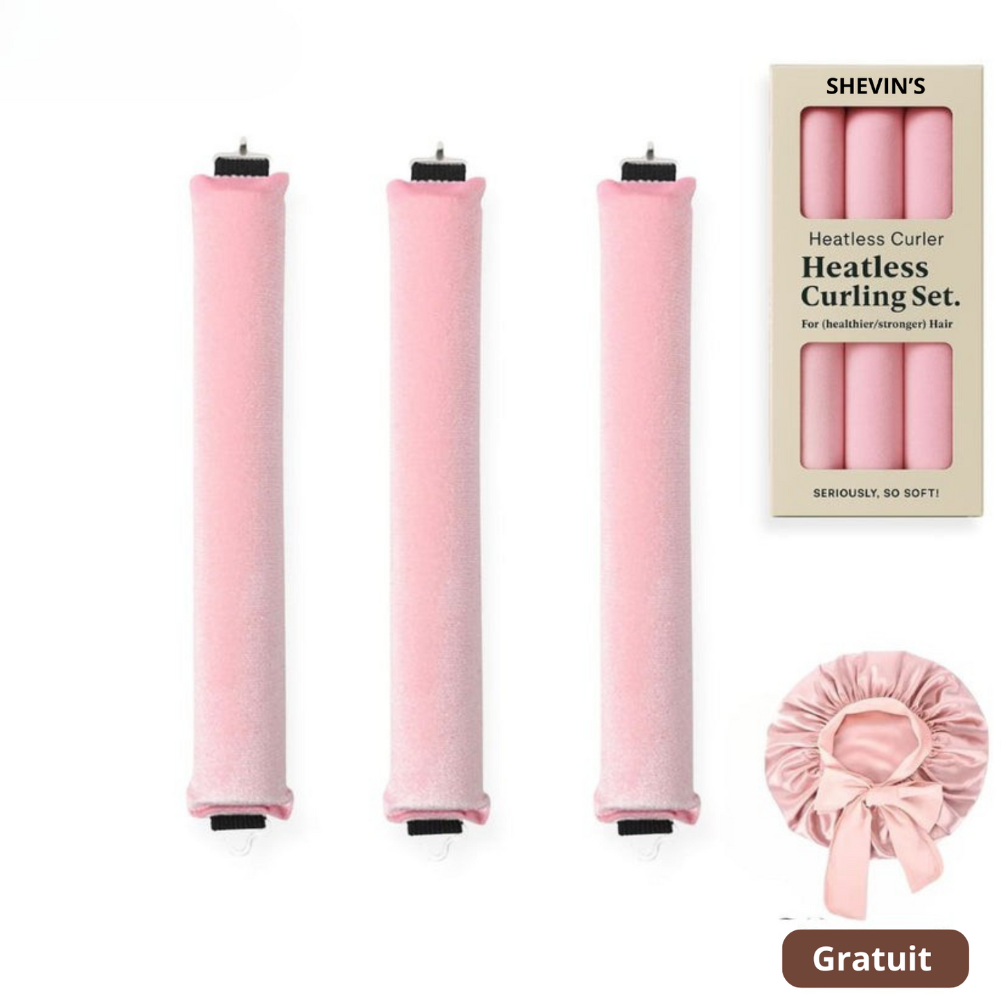 Set de bouclage sans chaleur en satin