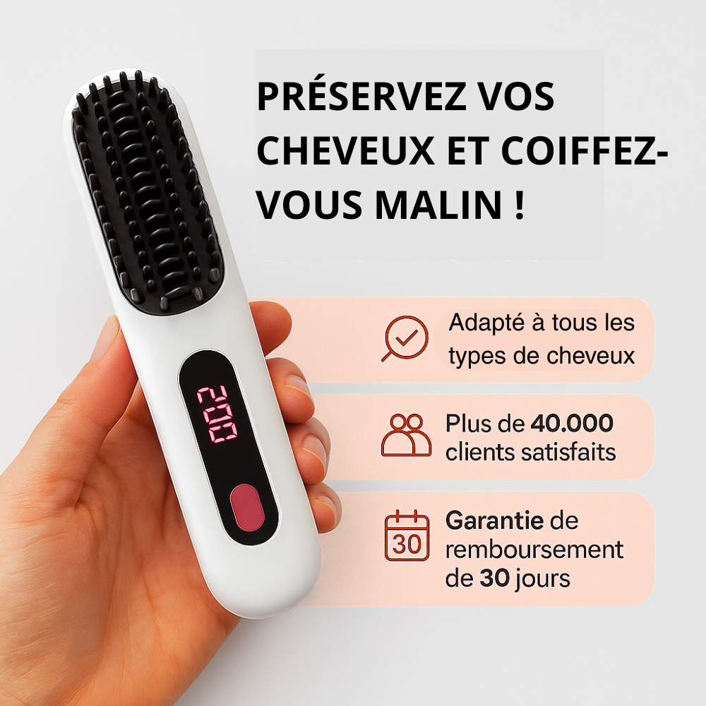 Brosse lissante portable - Brusheo