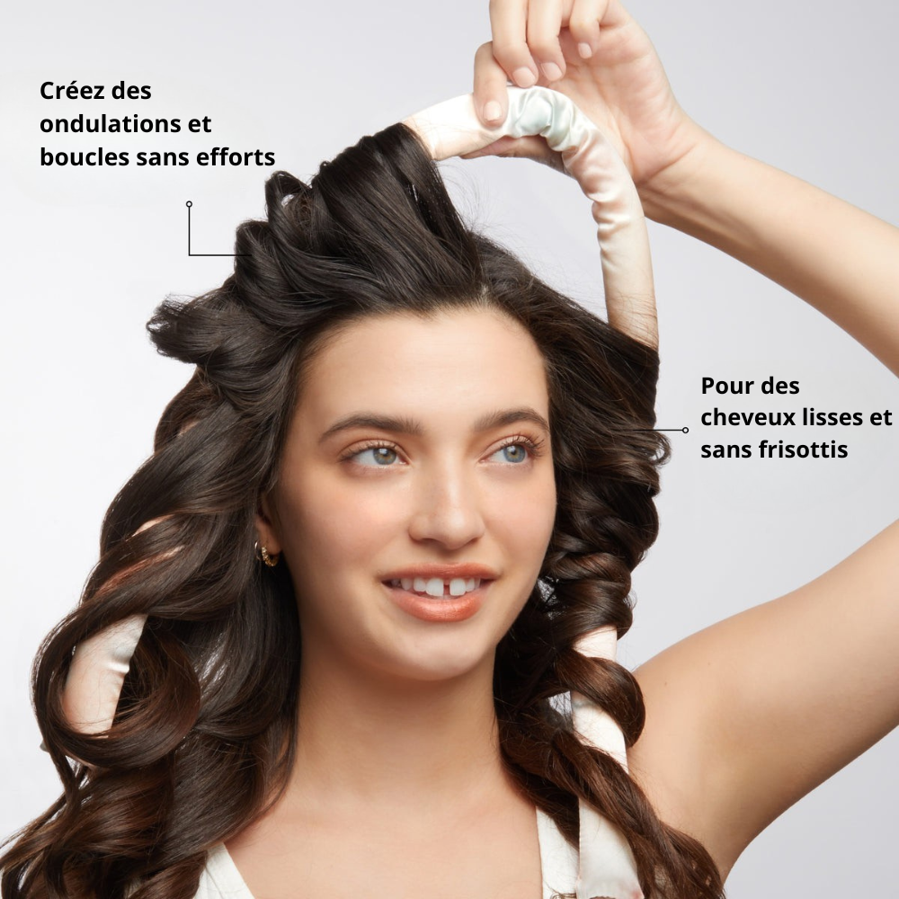 Set de bouclage sans chaleur en satin