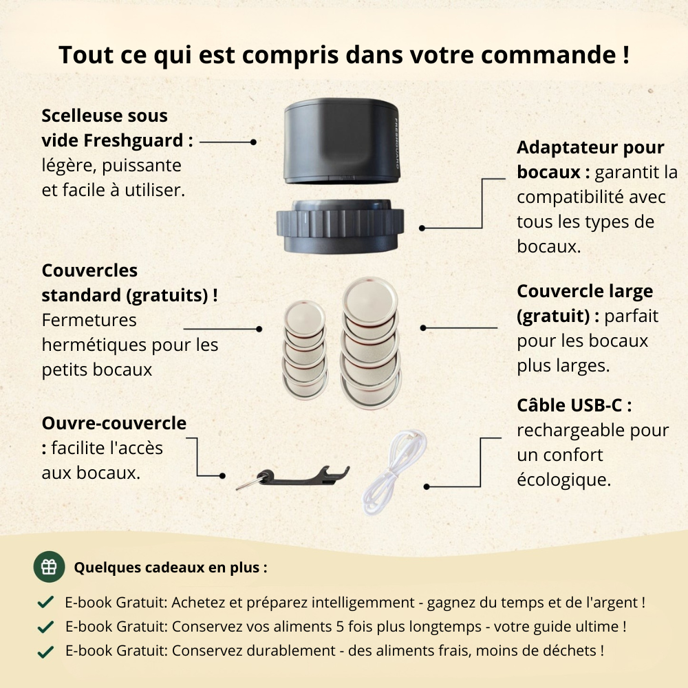Machine à emballer sous vide Freshguard™