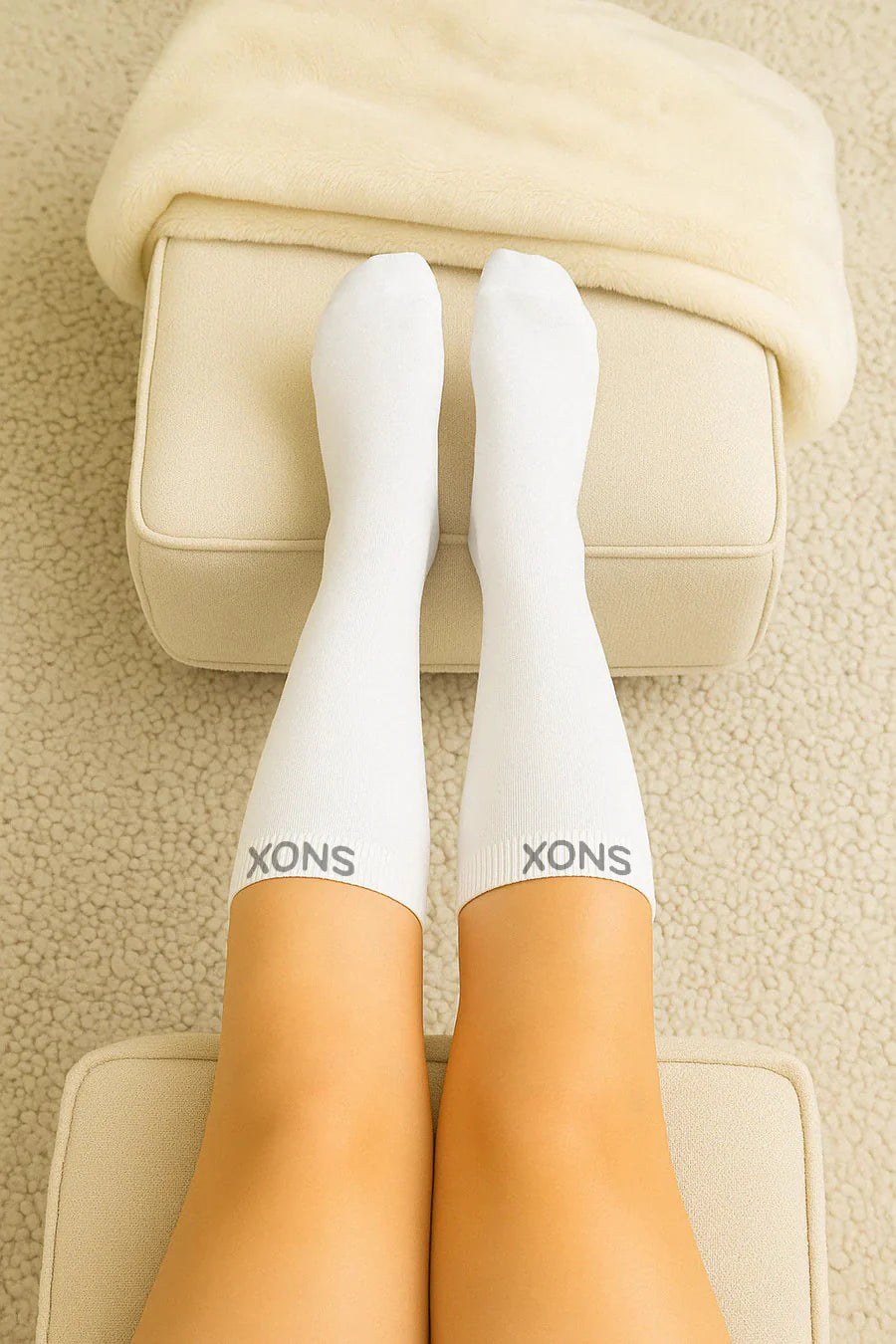 Chaussettes de contention - Blanche