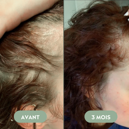 Shampooing à l'eau de riz protéinée pour croissance des cheveux