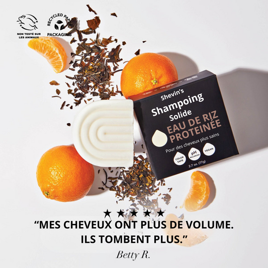 Après-Shampoing à l'eau de riz protéinée pour croissance des cheveux