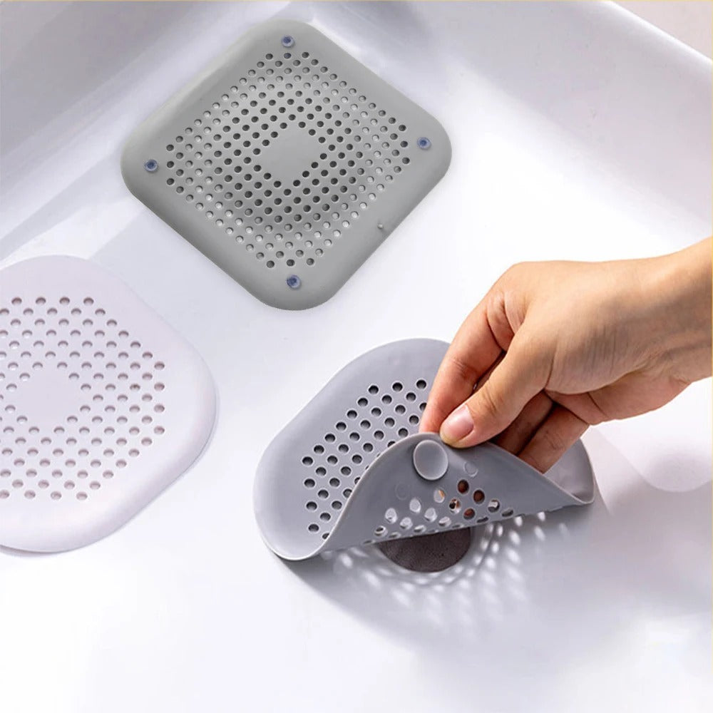 Filtre à cheveux de douche souple